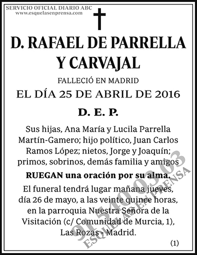 Rafael de Parrella y Carvajal